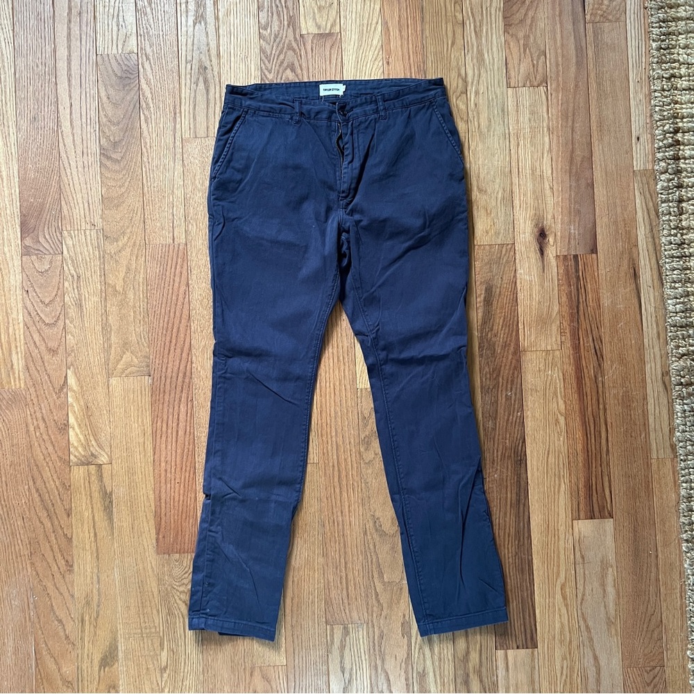 Taylor Stitch Foundation Pant - Navy- 33 inseam